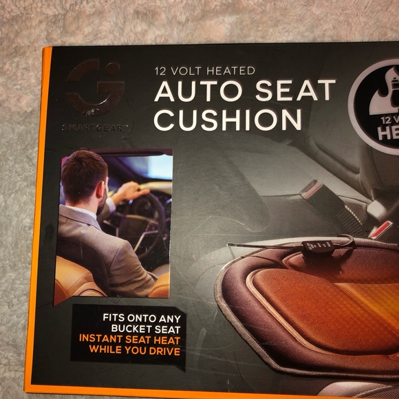 Smartgear 12 V heated auto seat cushion plug in 12 Volt DC auto.power socket NWT - Picture 8 of 12